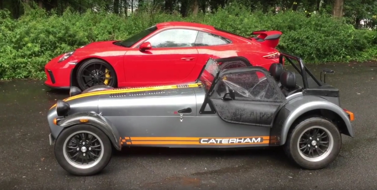 Autovisie Vlog Porsche 911 GT3 vs Caterham 355R