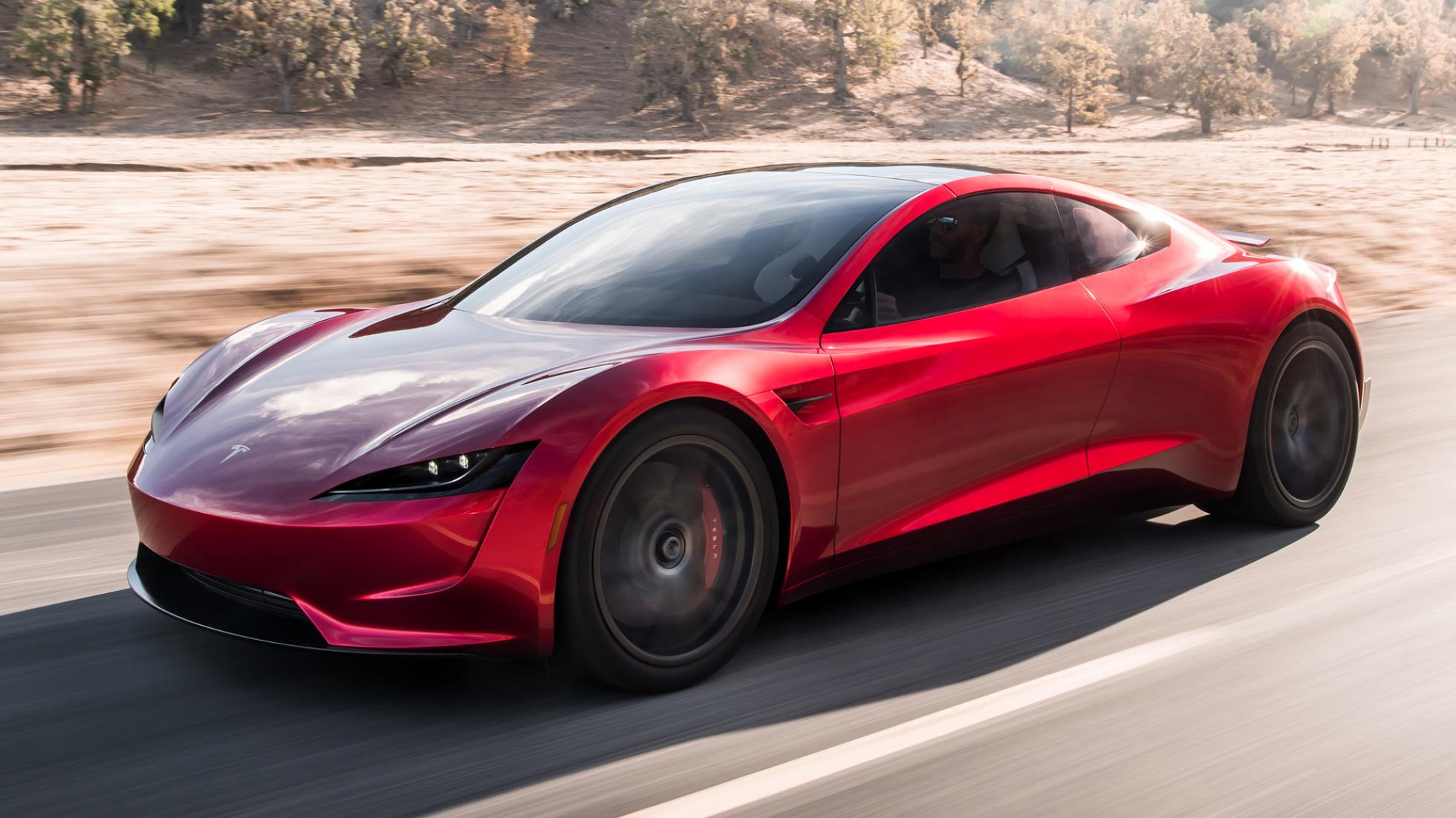 duim Pakket groot Nieuwe Tesla Roadster: 10.000 Nm, 400 km/h, 200.000 dollar