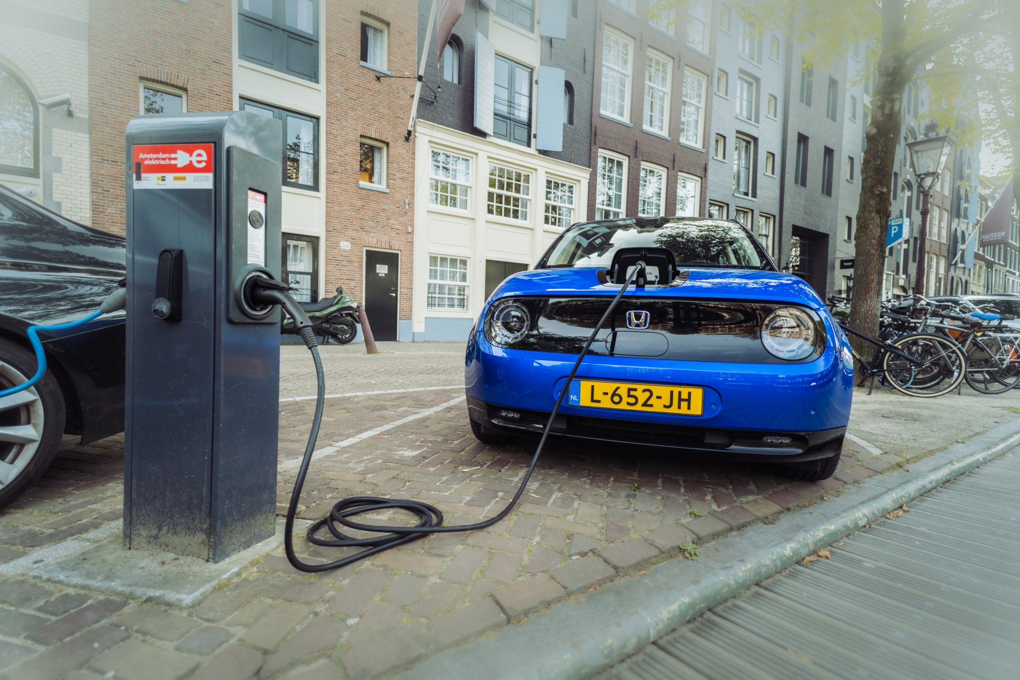 laadpaal stad Nederland elektrische auto