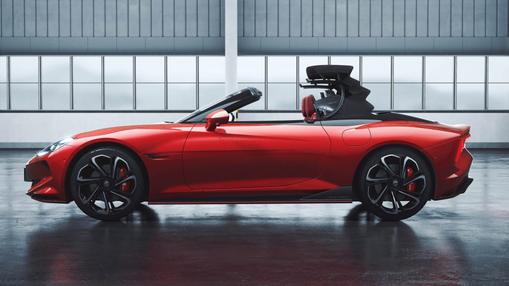 MG Cyberster, Mazda MX-5, cabrio, elektrische, roadster