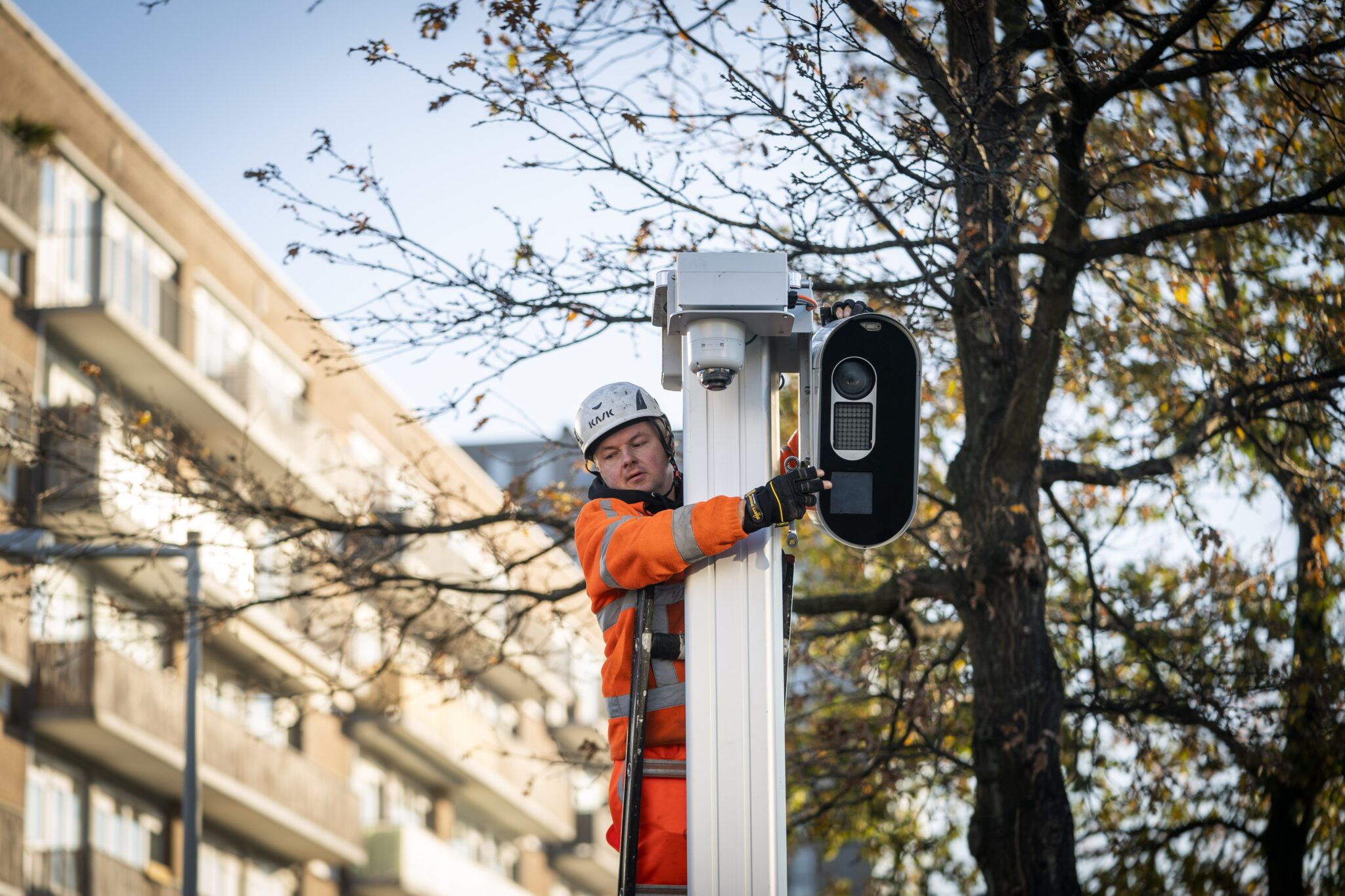 Flitspalen Amsterdam 30 km/h, hier staan ze