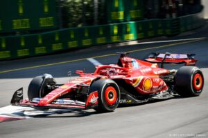 Ferrari's Monegasque driver Charles Leclerc competes during the Formula One Monaco Grand Prix on May 26, 2024 at the Circuit de Monaco. 
ANDREJ ISAKOVIC / AFP