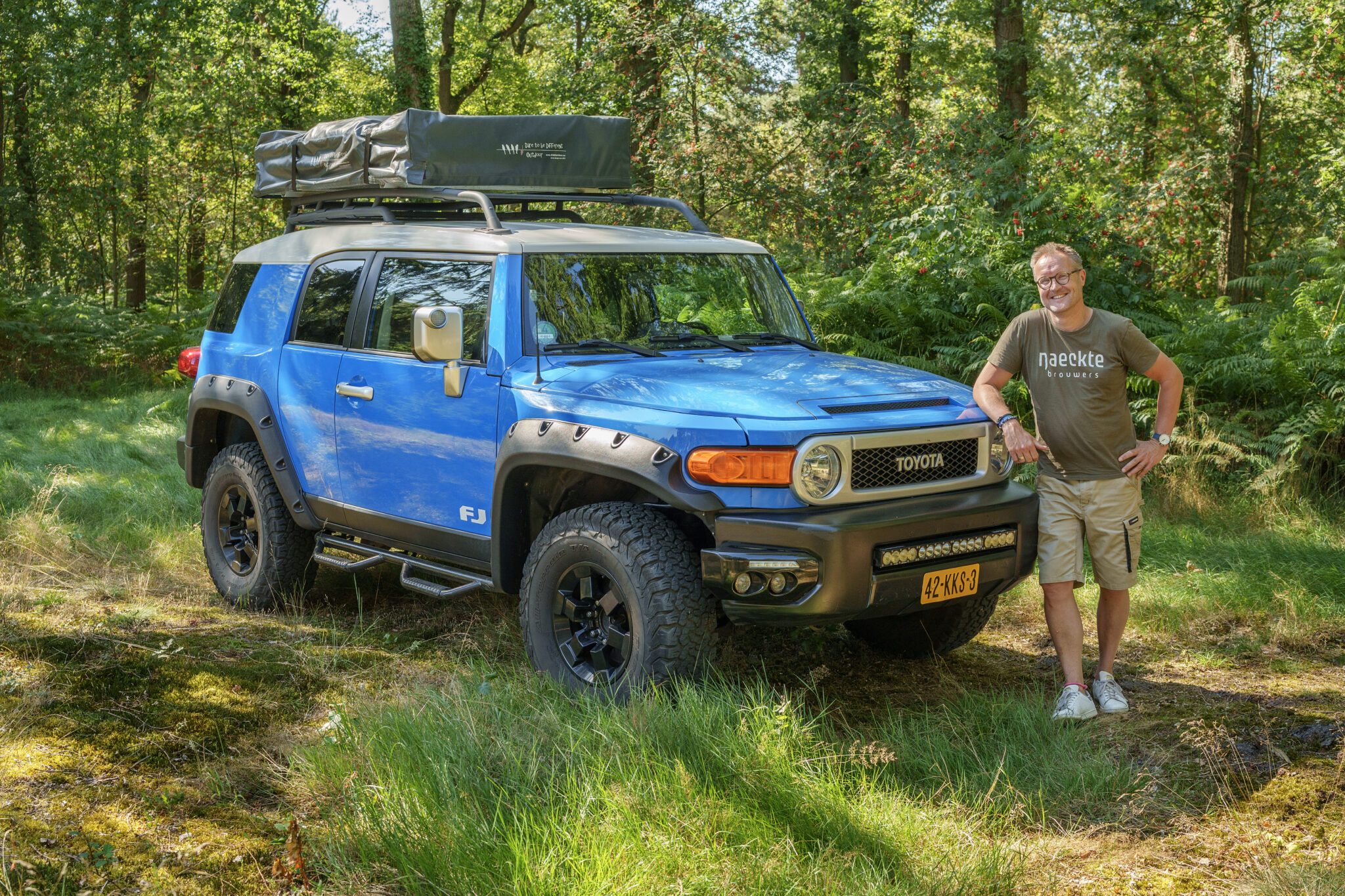 Camper te saai? Rinze kampeert met zijn Toyota FJ Cruiser