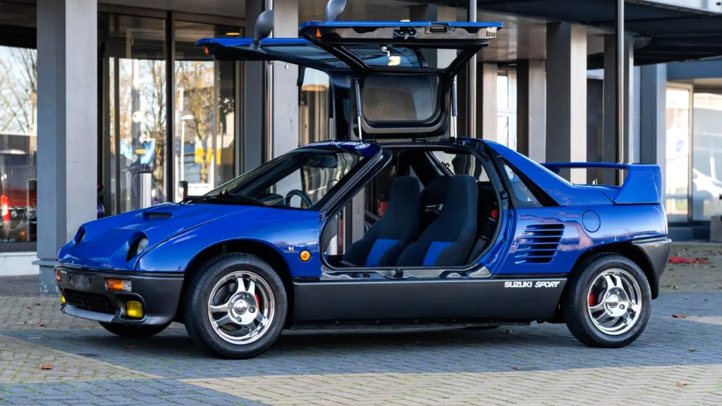 Suzuki Cara occasion Autozam AZ-1 tweedehands auto supercar Kei car