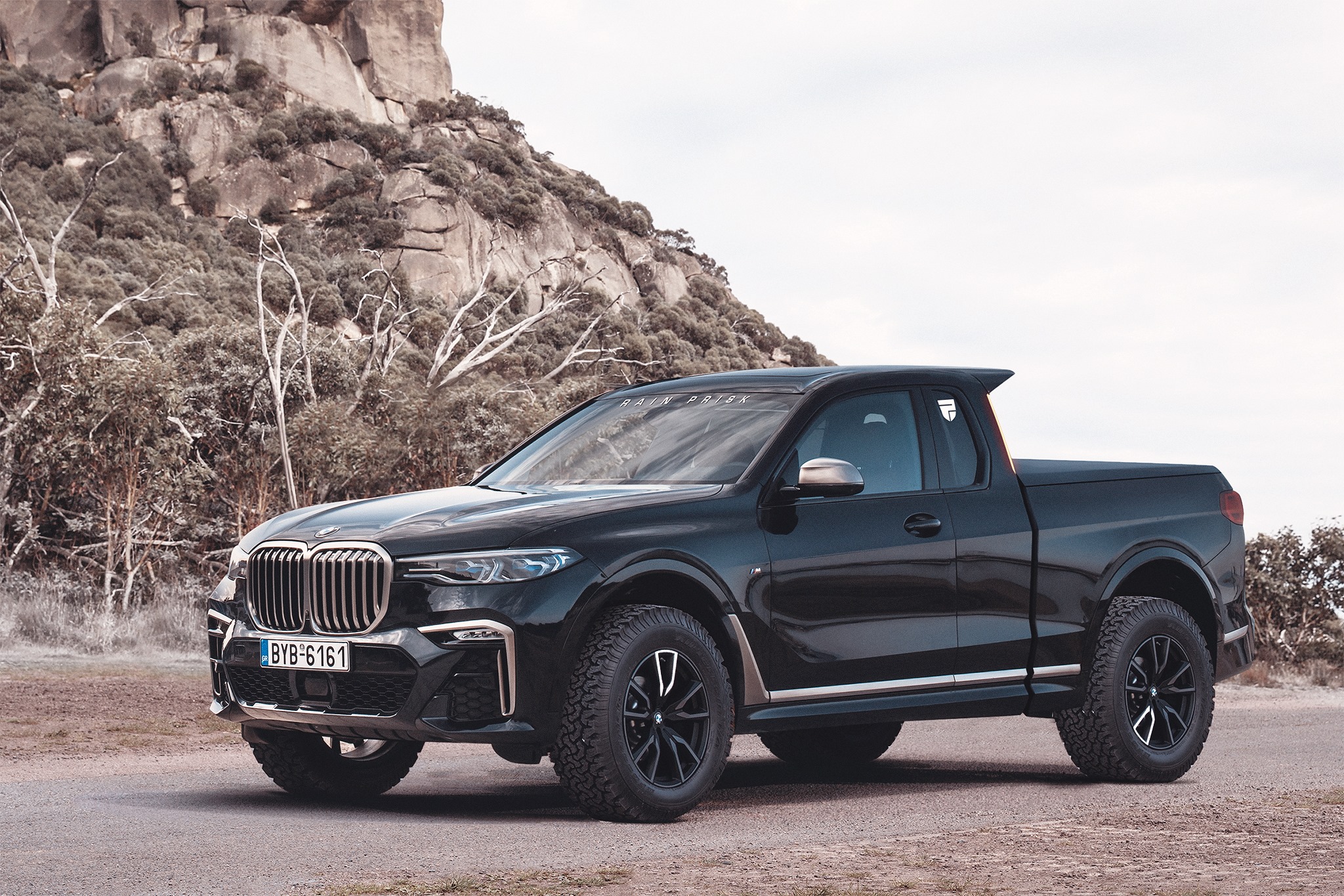 Deze BMW X7 pick-up ziet er een stuk beter uit